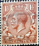 Stamps United Kingdom -  Intercambio 1,75 usd 1,5 p. 1912