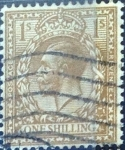 Stamps United Kingdom -  Intercambio 4,50 usd 1sh. 1912