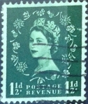 Stamps United Kingdom -  Intercambio 0,20 usd 1,5 p. 1952