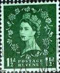 Stamps United Kingdom -  Intercambio 0,20 usd 1,5 p. 1952