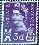 Stamps United Kingdom -  Intercambio 0,20 usd 3 p. 1958