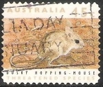 Sellos de Oceania - Australia -  Dusky hopping mouse-Ratón salto oscuro