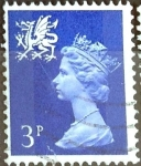 Stamps United Kingdom -  Intercambio 0,20 usd 3 p. 1971