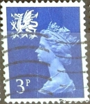 Stamps United Kingdom -  Intercambio 0,20 usd 3 p. 1971