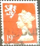Stamps United Kingdom -  Intercambio 0,80 usd 19 p. 1971