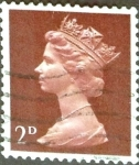 Stamps United Kingdom -  Intercambio 0,20 usd 2 p. 1967
