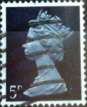 Stamps United Kingdom -  Intercambio 0,20 usd 5 p. 1968