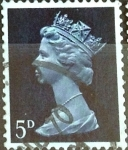 Stamps United Kingdom -  Intercambio 0,20 usd 5 p. 1968