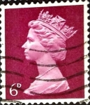 Stamps United Kingdom -  Intercambio 0,30 usd 6 p. 1968