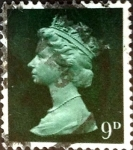 Stamps United Kingdom -  Intercambio 0,30 usd 9 p. 1967
