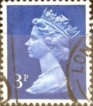 Stamps United Kingdom -  Intercambio 0,20 usd 3 p. 1973