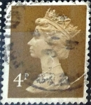 Stamps United Kingdom -  Intercambio 0,20 usd 4 p. 1971