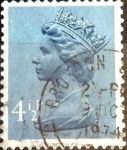Stamps : Europe : United_Kingdom :  Intercambio 0,20 usd 4,5 p. 1973