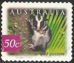 Stamps Australia -  Striped possum-Comadreja rayada
