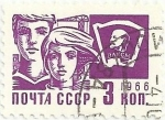 Stamps Russia -  URSS. SOCIEDAD Y TECNOLOGIA. KOMSOMOL. YVERT SU 3162