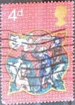 Stamps United Kingdom -  Intercambio 0,20 usd 4 p. 1970