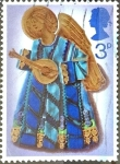 Stamps United Kingdom -  Intercambio 0,20 usd 3 p. 1972
