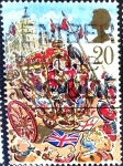 Stamps United Kingdom -  Intercambio 0,55 usd 20 p. 1989