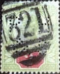 Stamps Europe - United Kingdom -  Intercambio 13,00 usd 2 p. 1887