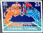 Stamps United Kingdom -  Intercambio cr5f 0,60 usd 25 p. 1994
