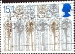 Stamps United Kingdom -  Intercambio 0,40 usd 15 + 1 p. 1989