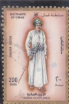 Stamps Oman -  traje tìpico