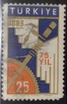 Stamps Turkey -  Emblema colegio de economía y comercio