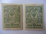 Stamps Russia -  escudo-Aguila Imperial