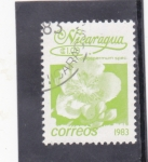 Stamps : America : Nicaragua :  flores-