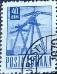 Stamps Romania -  Intercambio 0,20 usd 40 b.. 1969