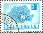 Stamps Romania -  Intercambio 0,20 usd 3 l. 1971