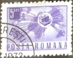 Stamps Romania -  Intercambio 0,20 usd 5 l. 1971