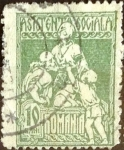 Stamps Romania -  Intercambio 0,20 usd 10 b. 1921