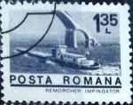 Stamps Romania -  Intercambio 0,20 usd 1,35 l. 1973