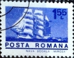 Stamps Romania -  Intercambio 0,20 usd 1,55 l. 1973