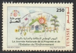 Stamps Tunisia -  Día nacional de limpieza y mantenimiento del medio ambiente