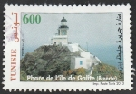 Sellos de Africa - T�nez -  Faro de Isla de Galite, Bizerte