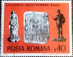 Stamps : Europe : Romania :  Intercambio 0,20 usd 40 b. 1976