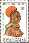 Stamps Rwanda -  Intercambio nfxb 0,20 usd 20 cent. 1971