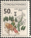 Stamps Czechoslovakia -  A.Brunovský-Artista visual