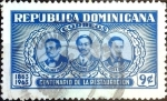 Stamps : America : Dominican_Republic :  Intercambio 0,20 usd 9 cent. 1963