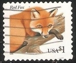 Stamps United States -  Zorro rojo