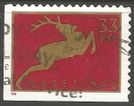 Stamps United States -  Navidad 1999