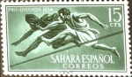 Stamps Spain -  Intercambio cryf 0,20 usd 15 cent. 1954