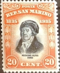 Sellos del Mundo : Europa : San_Marino : Intercambio jxa 3,00 usd 20 cent. 1935