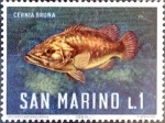 Stamps San Marino -  Intercambio aexa 0,20 usd 1 l. 1966