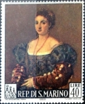 Stamps San Marino -  Intercambio nfxb 0,20 usd 40 l. 1966