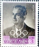 Stamps San Marino -  Intercambio crxf 0,20 usd 3 l. 1959