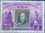 Stamps San Marino -  Intercambio crxf 0,30 usd 2 l. 1947