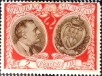 Stamps San Marino -  Intercambio crxf 0,25 usd 2 l. 1947